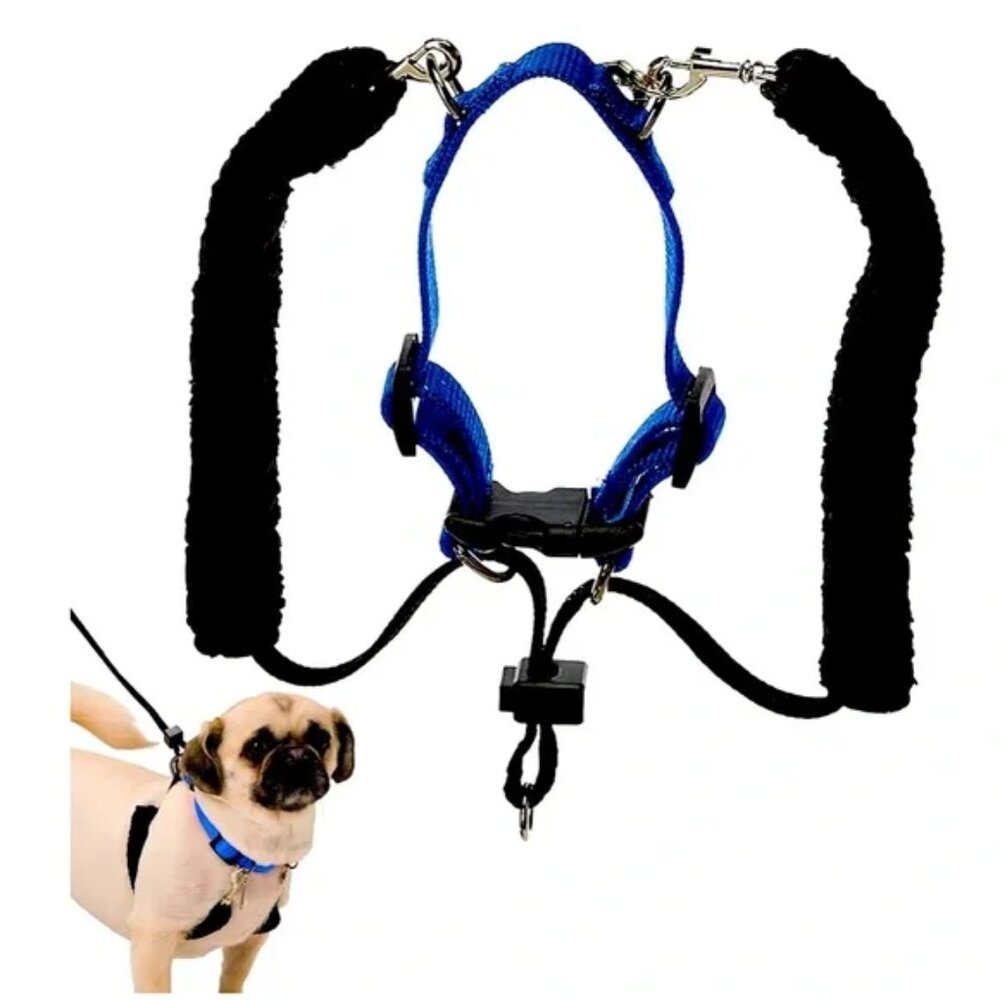 New Sporn Original Training Halter, No Pull Harness / Collar for Small Dog Black
